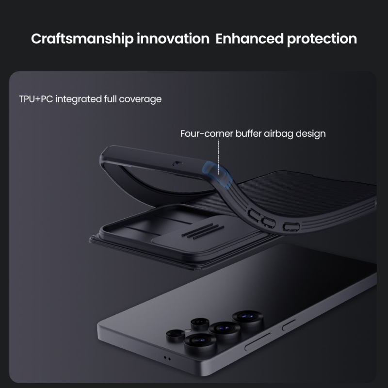 Nillkin CamShield PRO Magnetic Zadný Kryt pre Samsung Galaxy S25 Ultra Black