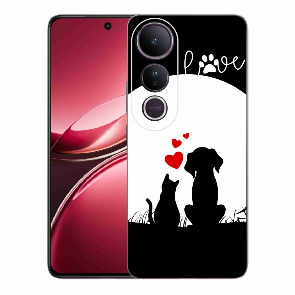 Gélový kryt mmCase na Vivo V50 Lite 4G/5G - zvieracia láska
