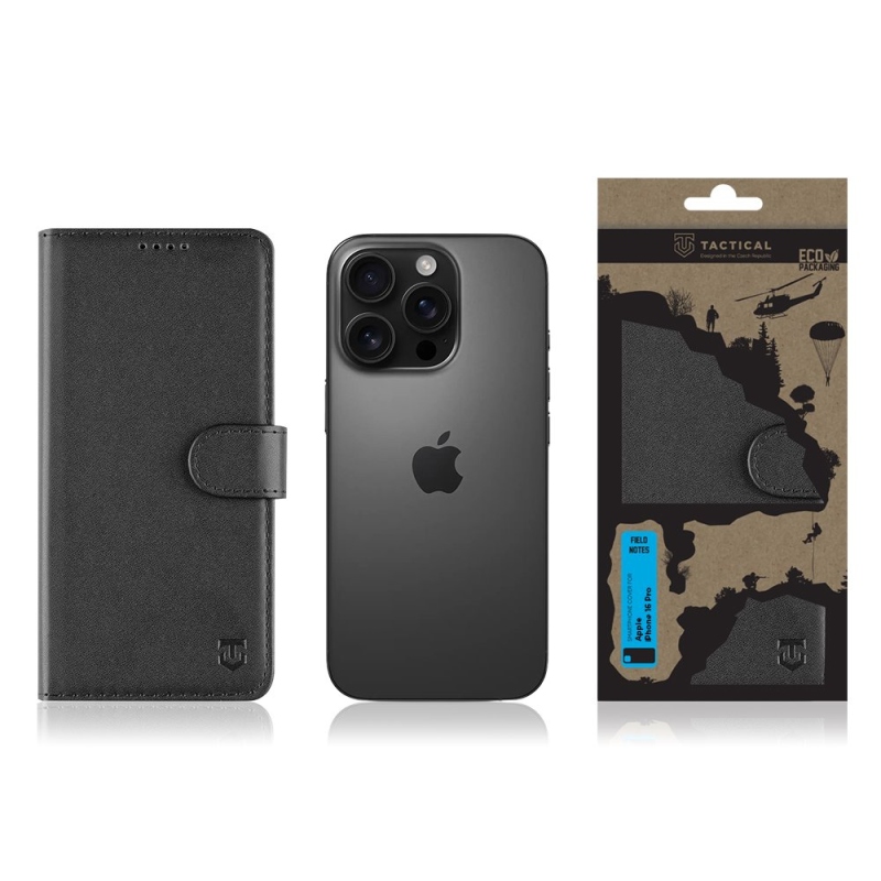 Tactical Field Notes pre Apple iPhone 16 Pro Black