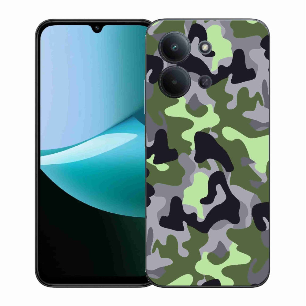 Gélový kryt mmCase na Xiaomi Redmi 15C 4G (171mm)/Poco C85 4G (171mm) - maskáčový vzor 7