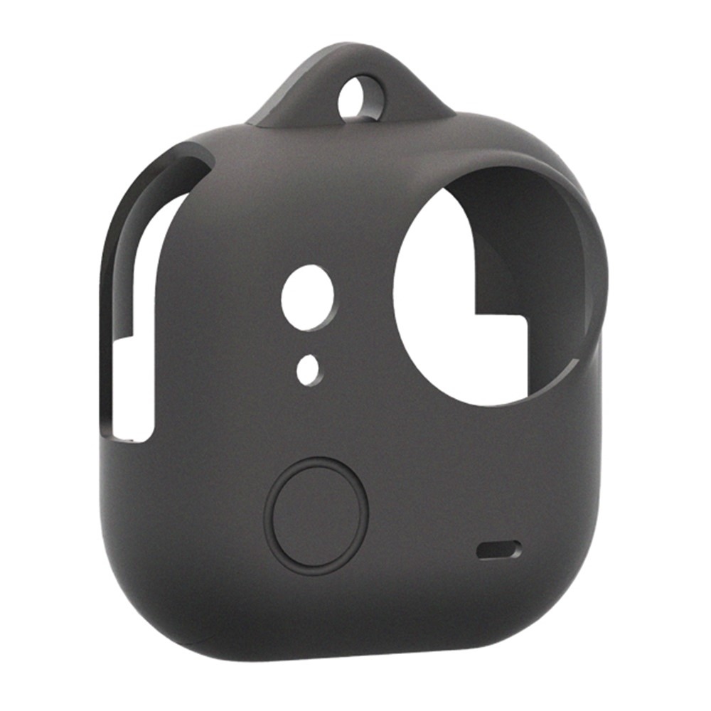 Silikonový ochranný obal s krytkou objektívu pre Insta360 GO Ultra – čierny