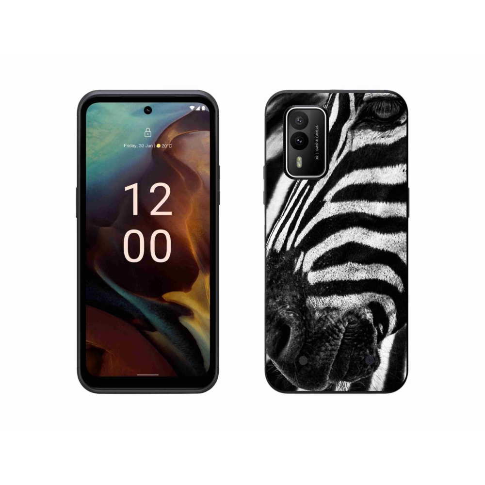 Gélový kryt mmCase na Nokia XR21 - zebra