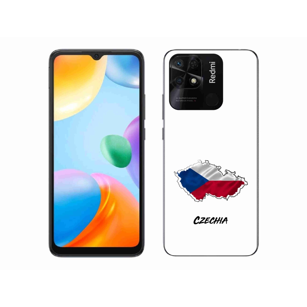 Gélový kryt mmCase na Xiaomi Redmi 10C - Czechia biele pozadie