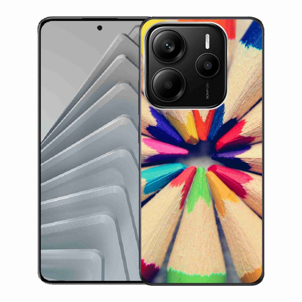 Gélový kryt mmCase na Xiaomi Redmi Note 14 5G - pastelky