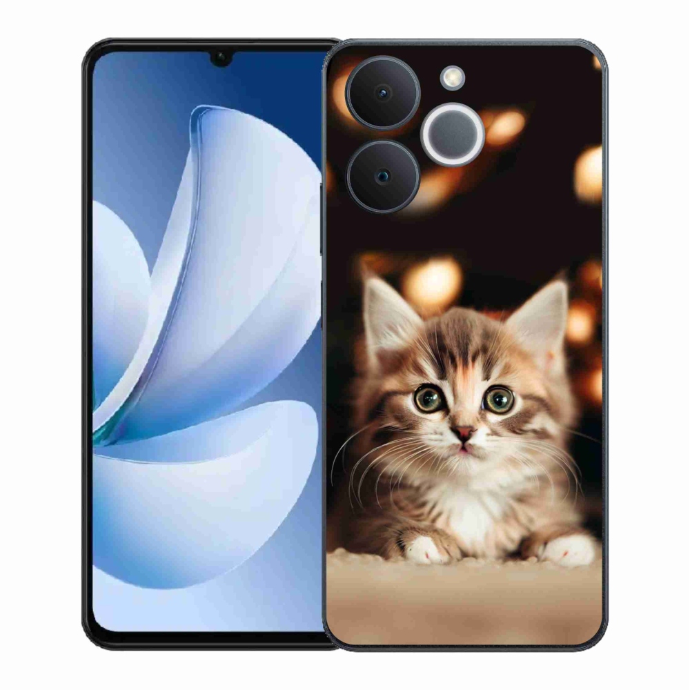 Gélový kryt mmCase na Realme Note 70T - roztomilé mačiatko 2