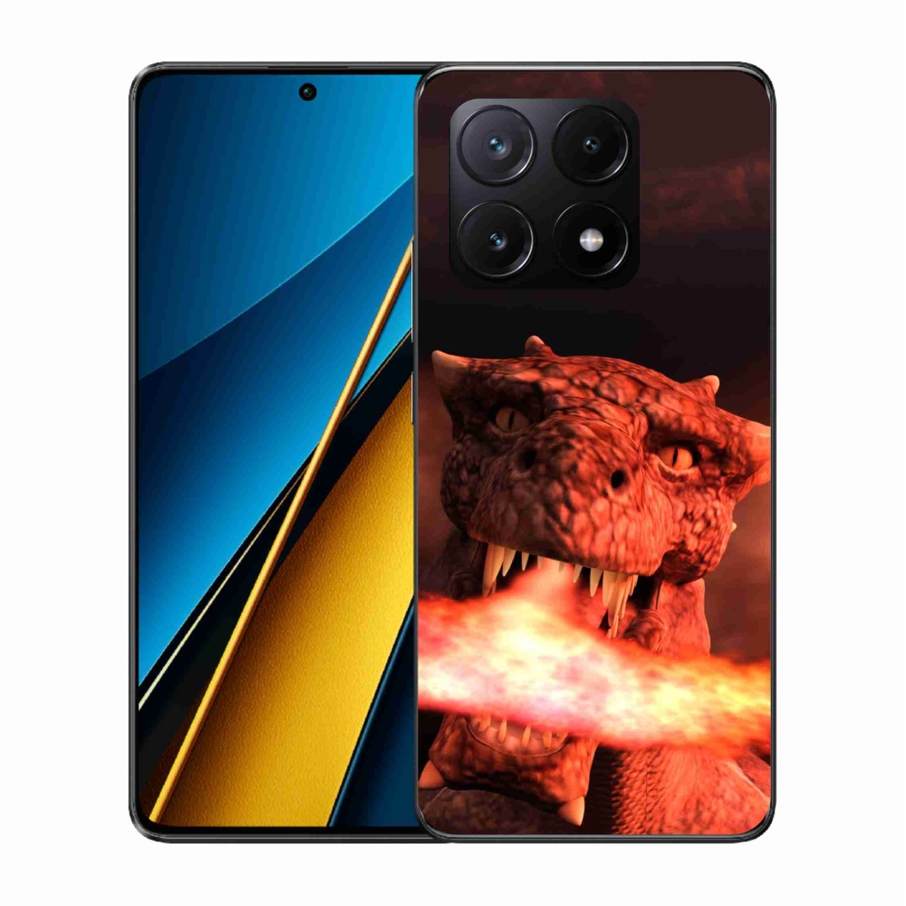 Gélový kryt mmCase na Xiaomi Poco X6 Pro 5G - drak