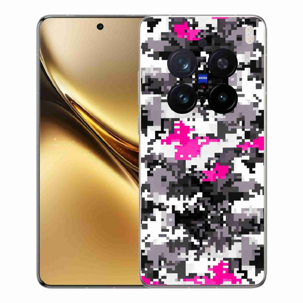 Gélový kryt mmCase na Vivo X200 Pro 5G - maskáčový vzor 4