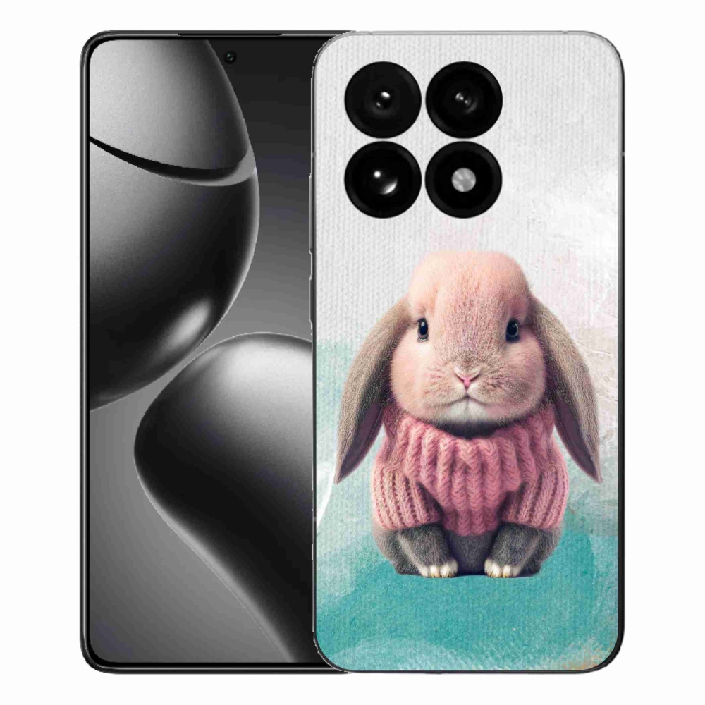 Gélový kryt mmCase na Xiaomi 15T - zajačik vo svetri
