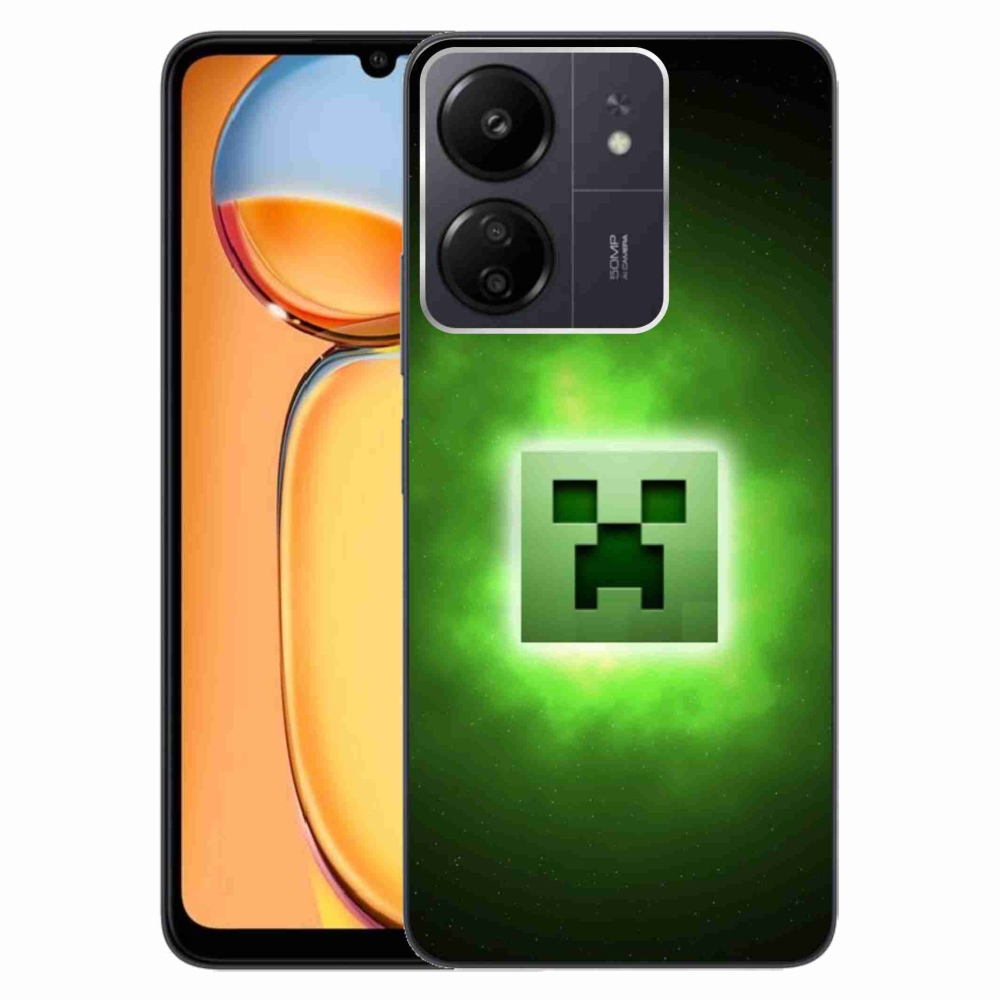 Gélový kryt mmCase na Xiaomi Poco C65/Redmi 13C - minecraft