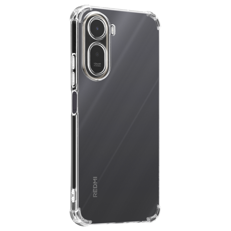 Taktický TPU kryt Plyo pre Xiaomi Redmi A7 Pro – priehľadný