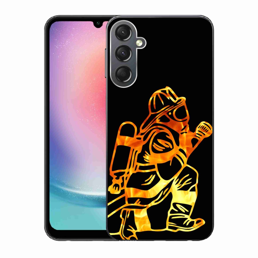 Gélový kryt mmCase na Samsung Galaxy A24 - hasič 1