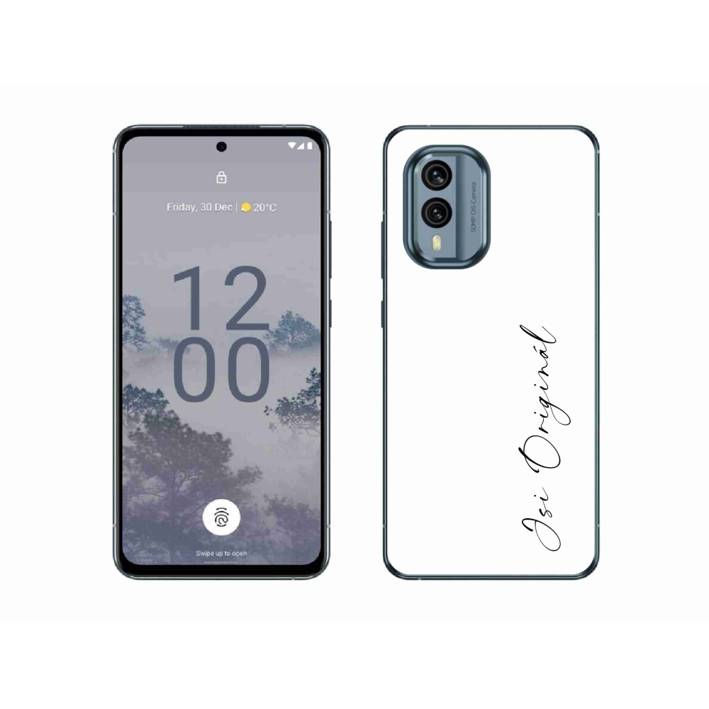Gélový kryt mmCase na Nokia X30 5G - si originál biele pozadie