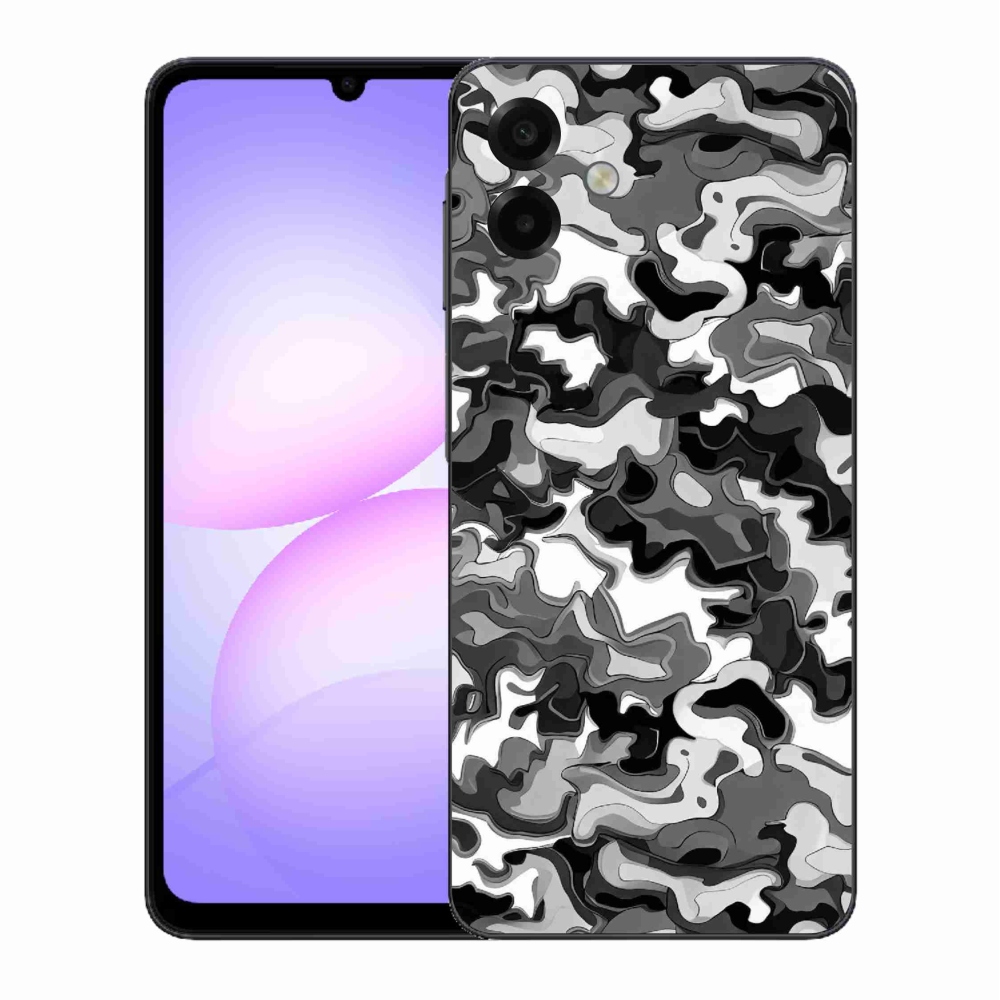 Gélový kryt mmCase na Samsung Galaxy A07 4G - maskáčový vzor 3