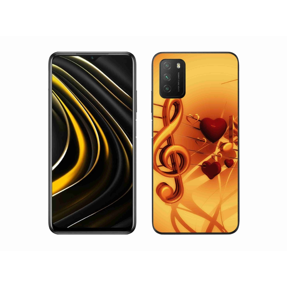 Gélový kryt mmCase na Xiaomi Poco M3 - noty