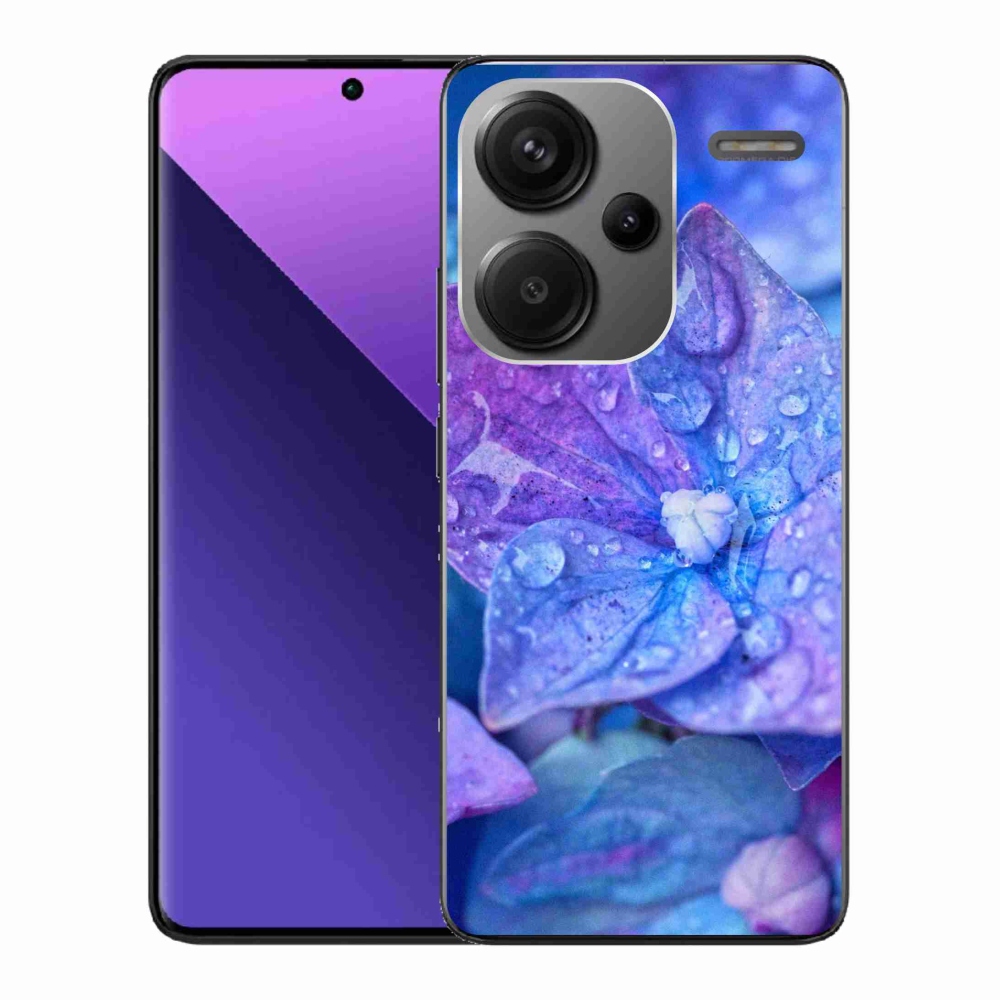 Gélový kryt mmCase na Xiaomi Redmi Note 13 Pro+ 5G - fialový kvet