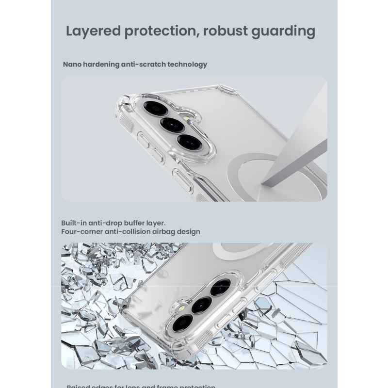 Nillkin Nature TPU PRO Magnetic Cover pre Samsung Galaxy A57 Transparent