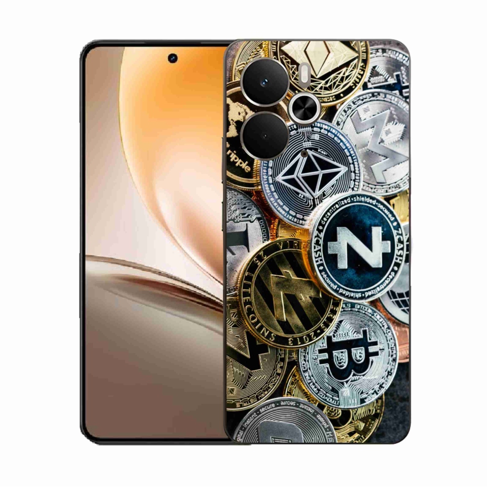 Gélový kryt mmCase na Realme 14 5G - kryptomeny