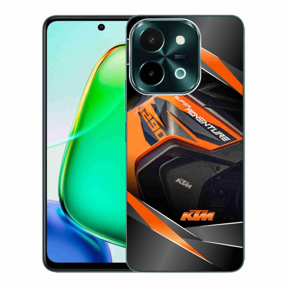 Gélový kryt mmCase na Vivo Y28 - motorka ktm