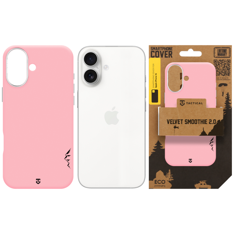 Tactical MagForce Velvet Smoothie 2.0 – puzdro pre Apple iPhone 16 Pink Panther