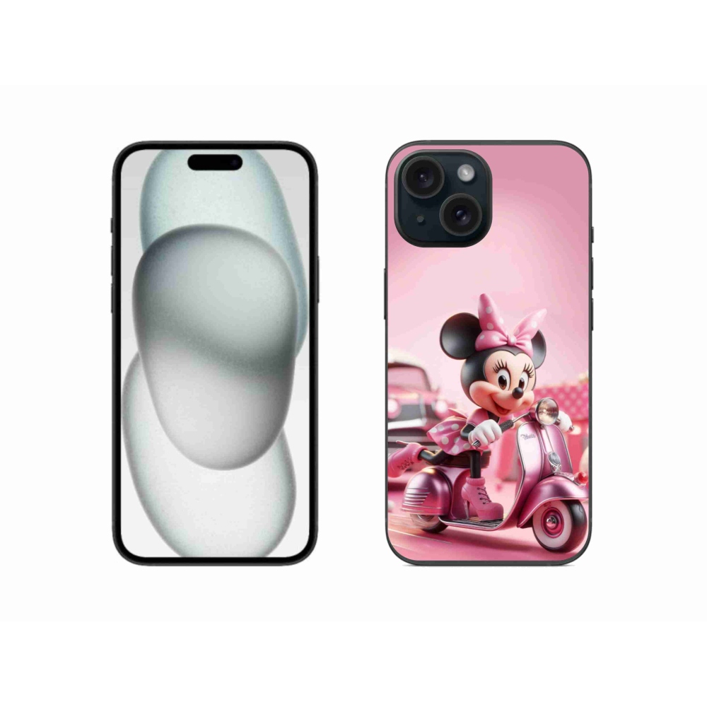 Gélový kryt mmCase na iPhone 15 - minnie 1