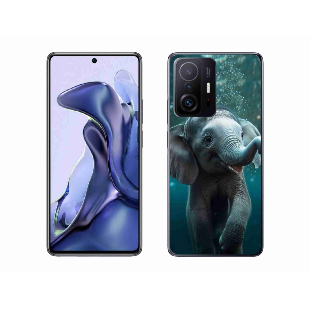 Gélový kryt mmCase na Xiaomi 11T - sloník pod vodou