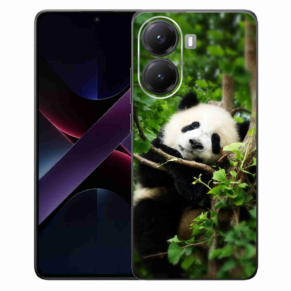 Gélový kryt mmCase na Xiaomi Poco X7 Pro 5G - panda