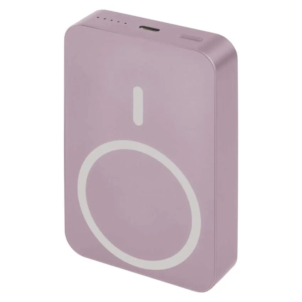 Powerbanka EMOS WI 1046, 10 000 mAh, 20 W+Wireless - lososová