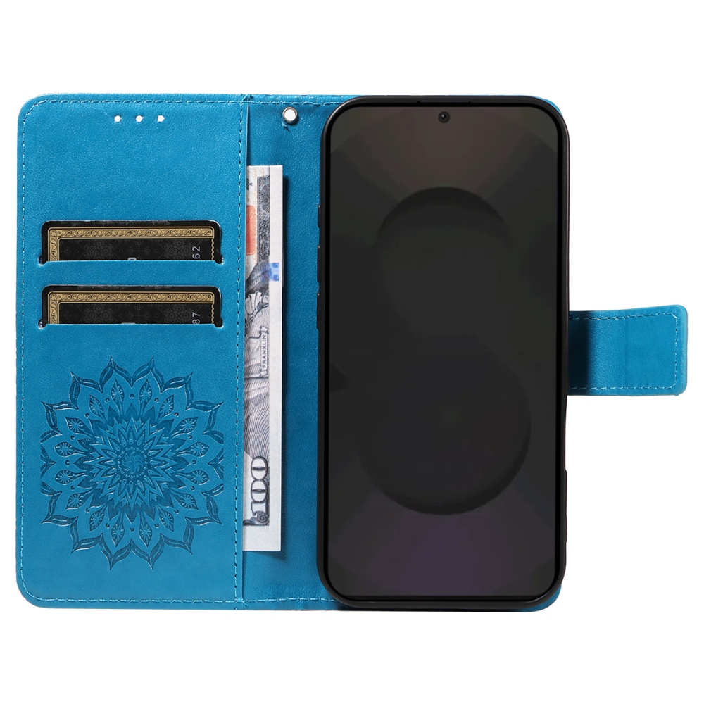 Sunflower knižkové púzdro na Samsung Galaxy S25 FE - modré