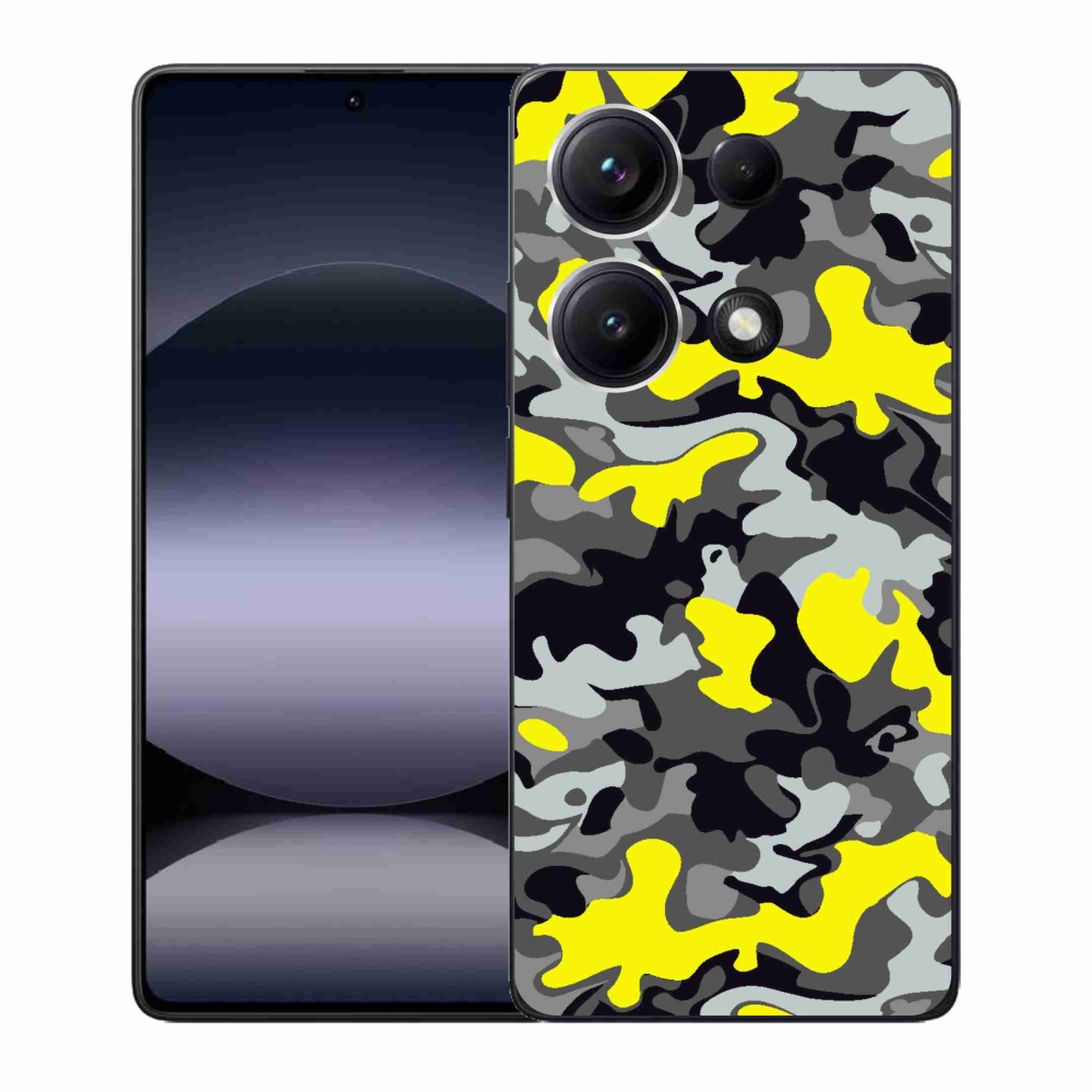 Gélový kryt mmCase na Xiaomi Redmi Note 14S - maskáčový vzor 6