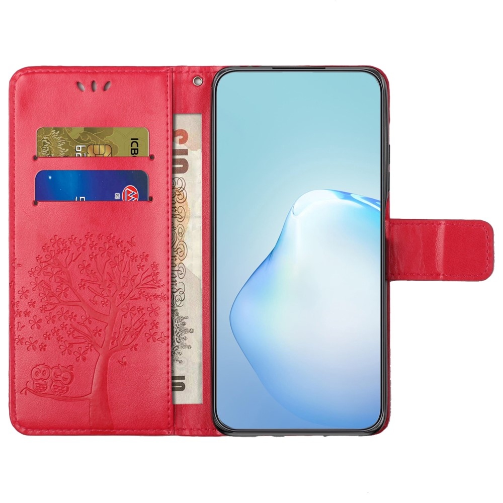 Tree knižkové púzdro na Samsung Galaxy S23 FE - červené