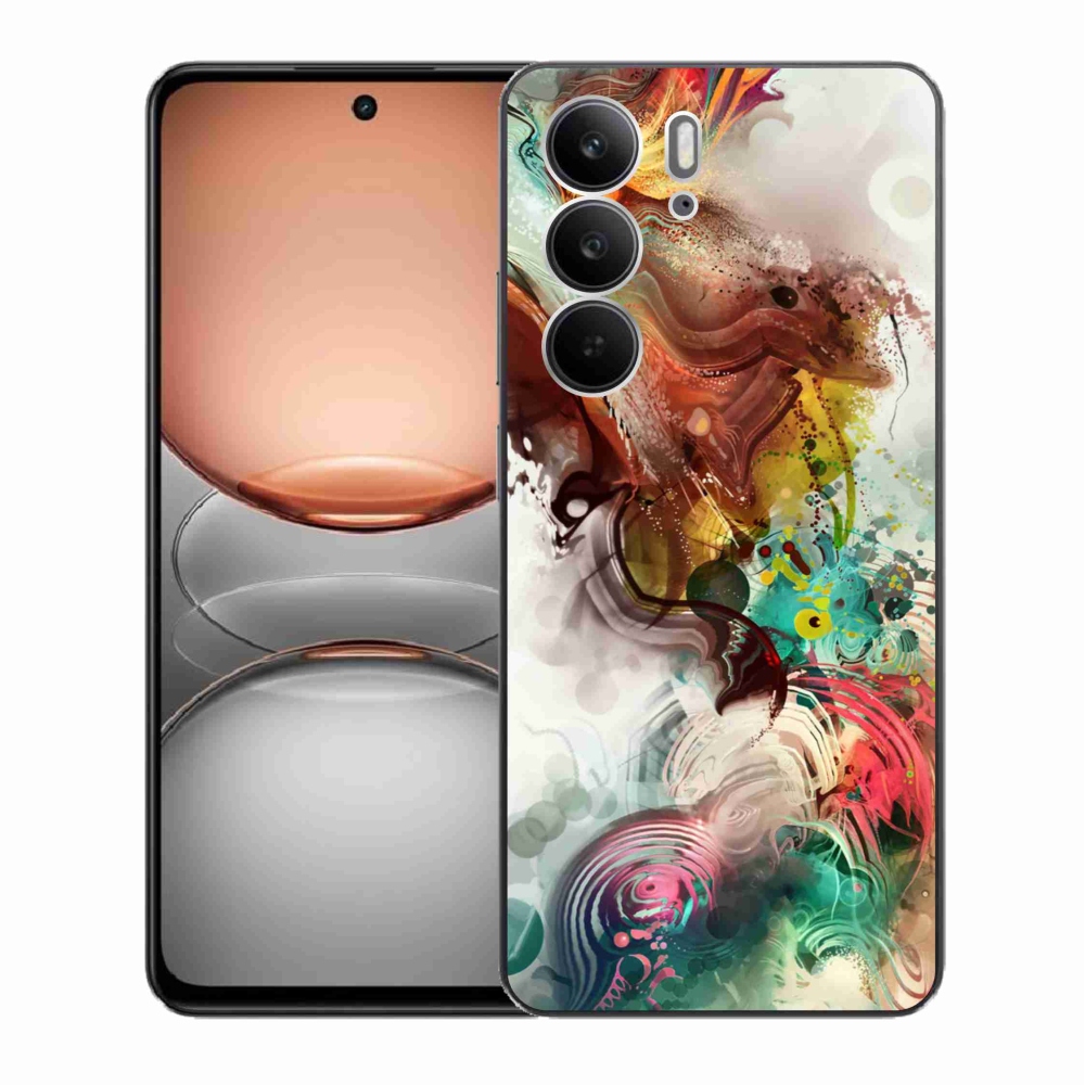 Gélový kryt mmCase na Realme C75 - abstrakt 1