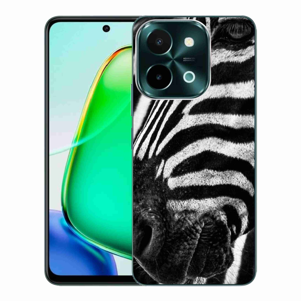 Gélový kryt mmCase na Vivo Y28 - zebra