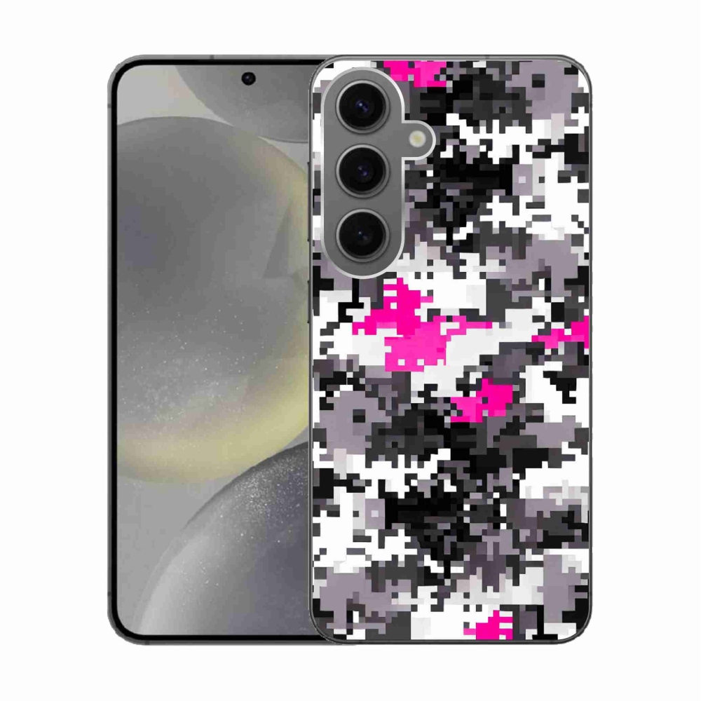 Gélový kryt mmCase na Samsung Galaxy S24 - maskáčový vzor 4