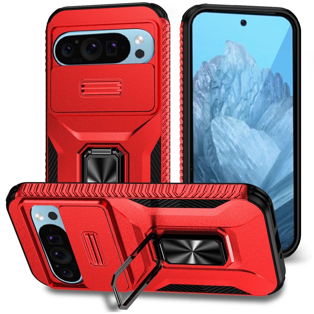 Lids odolný kryt na Google Pixel 10 Pro/9 Pro/9 - červený