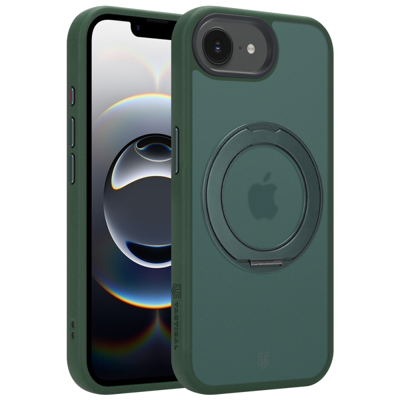 Tactical MagForce Hyperstand – puzdro pre Apple iPhone 16e/17e v farbe Forest Green