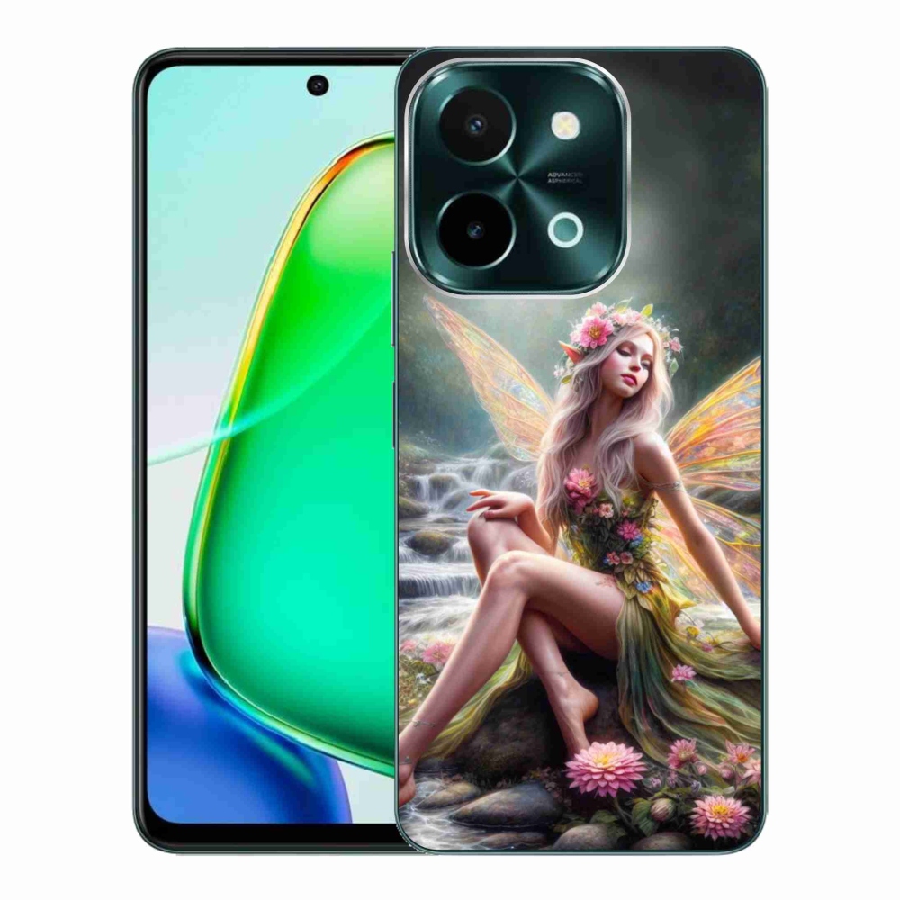 Gélový kryt mmCase na Vivo Y28 - motýlia žena 1