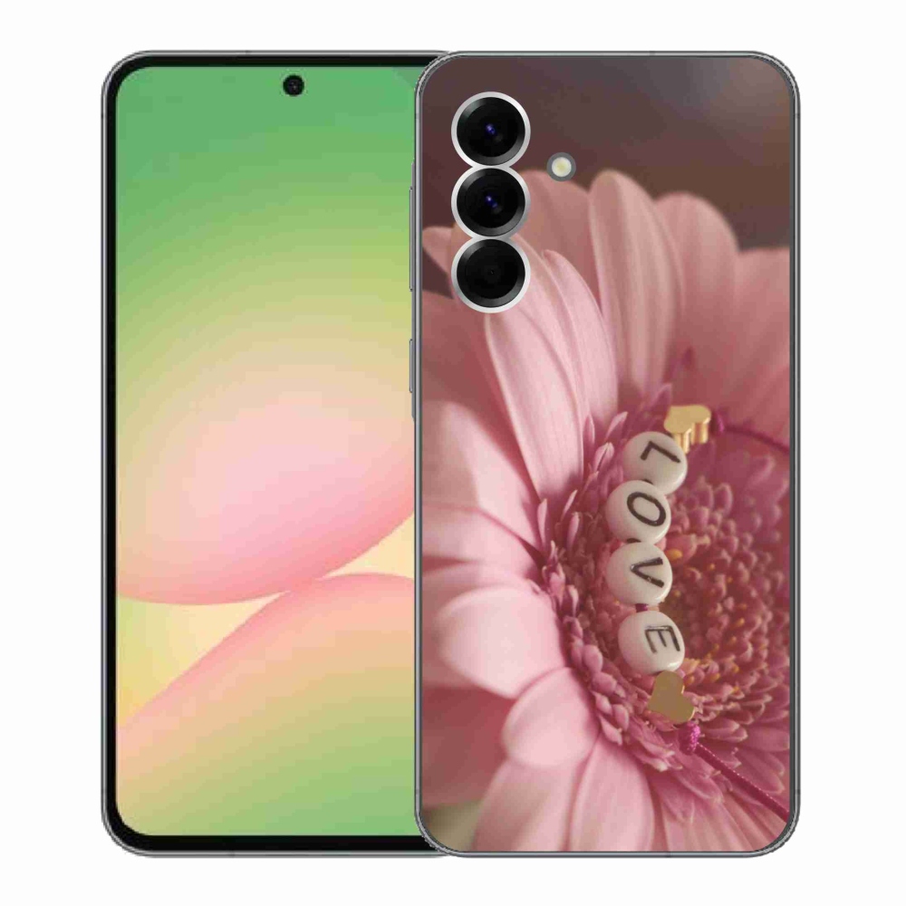 Gélový kryt mmCase na Samsung Galaxy A56 5G - prívesok love