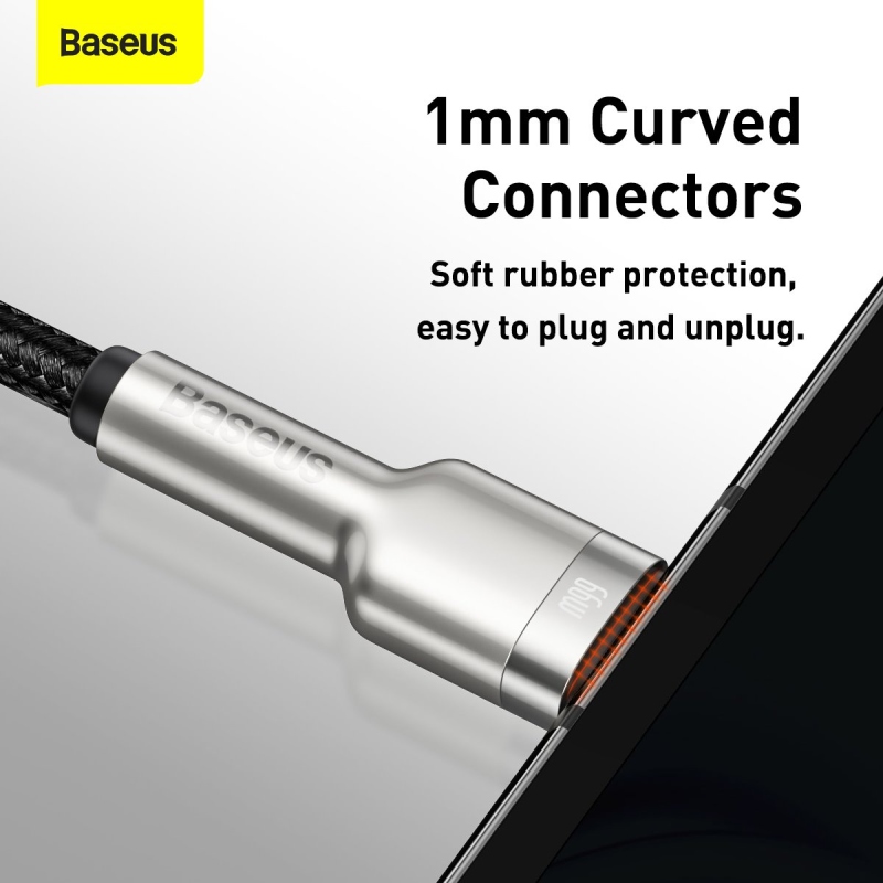 Baseus Cafule Metal Series Dátový Kábel USB-A - USB-C 66W 2m Black