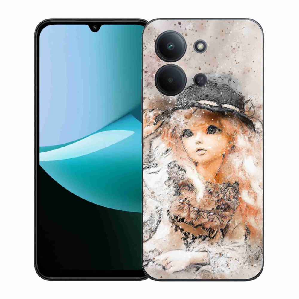 Gélový kryt mmCase na Xiaomi Redmi 15C 4G (171mm) / Poco C85 4G (171mm) - dievčatko s klobúkom