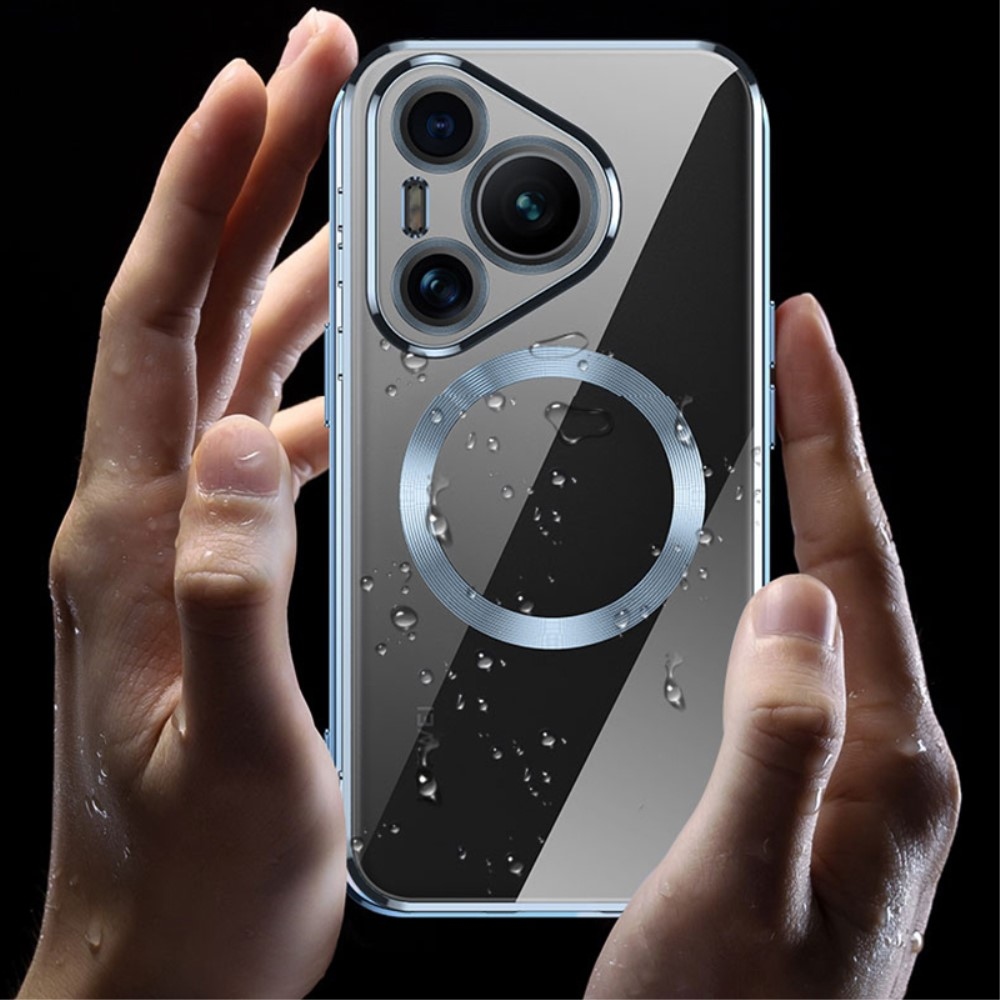 Case gélový obal s ochranou fotoaparátu a podporou MagSafe na Huawei Pura 70 Pro - modrý
