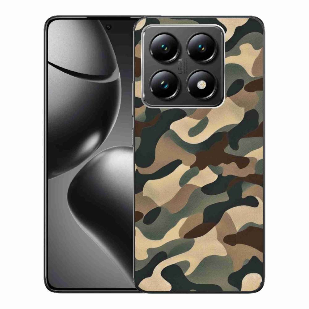 Gélový kryt mmCase na Xiaomi 14T - maskáčový vzor 11