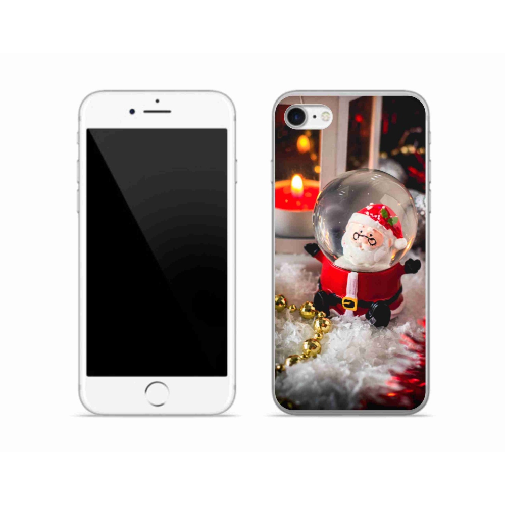 Gélový kryt mmCase na iPhone SE (2022) - Santa Claus 1