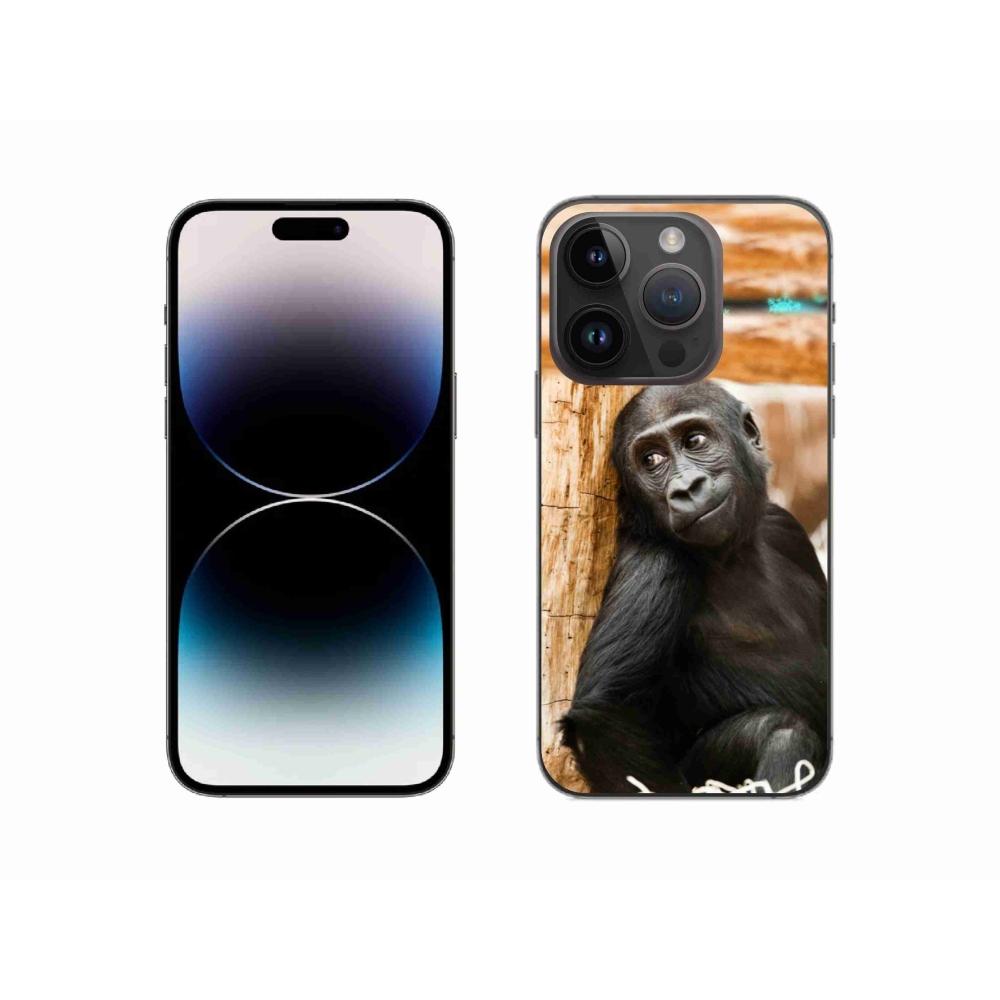 Gélový kryt mmCase na iPhone 14 Pro - gorila