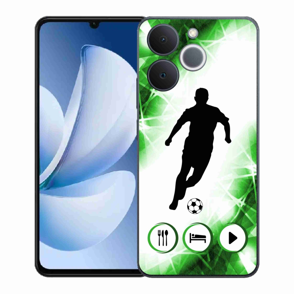 Gélový kryt mmCase na Realme Note 70T - futbalista