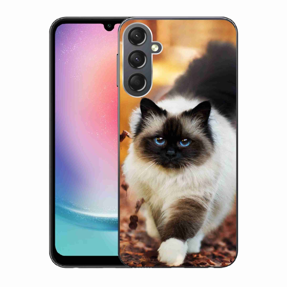 Gélový obal mmCase na Samsung Galaxy A24 - mačka