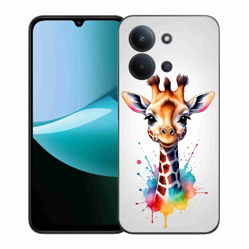 Gélový kryt mmCase na Xiaomi Redmi 15C 4G (171mm)/Poco C85 4G (171mm) - žirafa 1