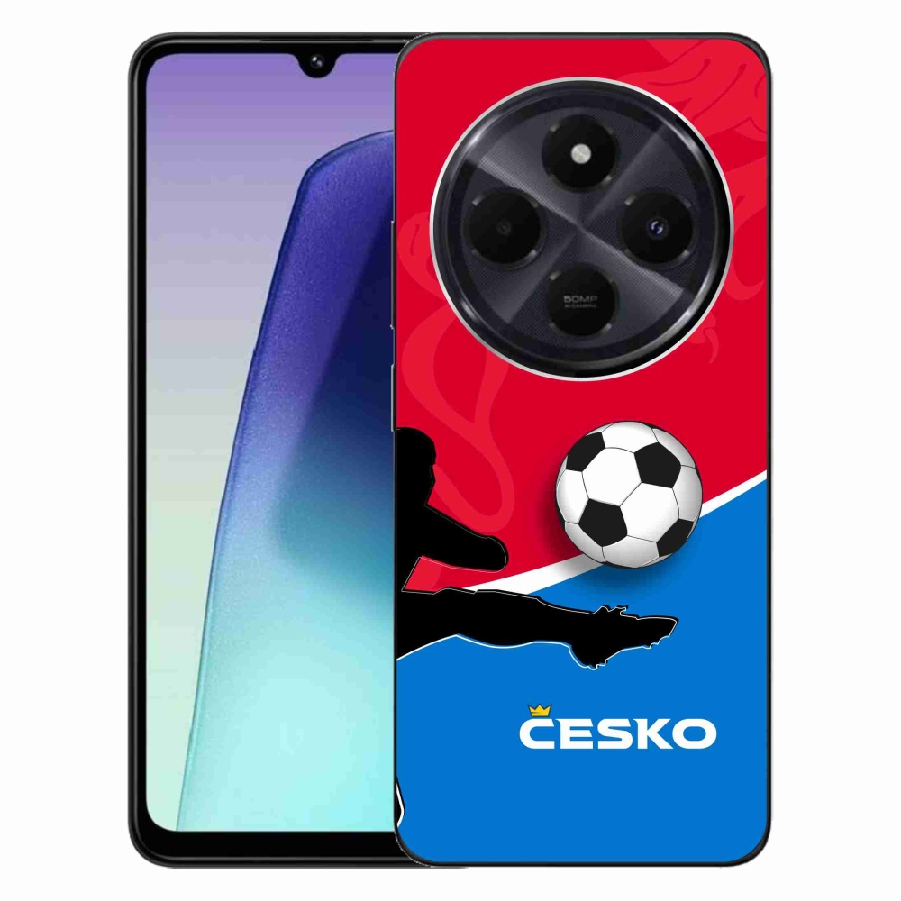 Gélový kryt mmCase na Xiaomi Redmi 14C/Poco C75 - futbal Česko 2