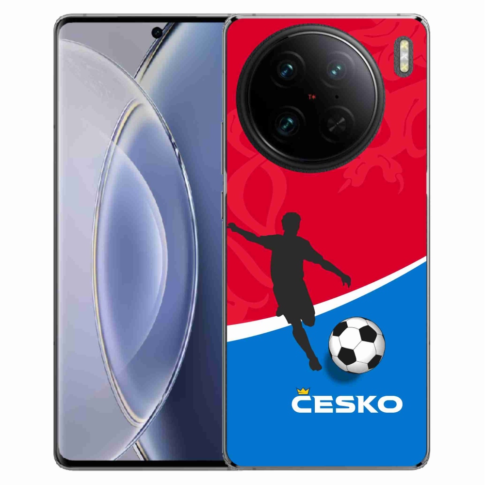 Gélový kryt mmCase na Vivo X90 Pro - futbal Česko