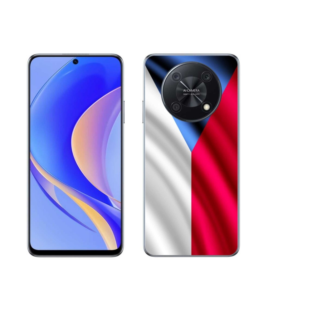 Gélový kryt mmCase na mobil Huawei Nova Y90 - česká vlajka