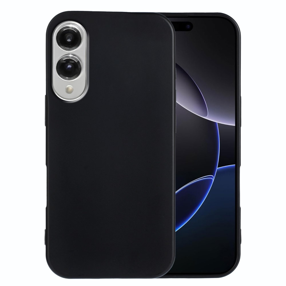 Matný gélový obal na Samsung Galaxy S25 Edge - čierny